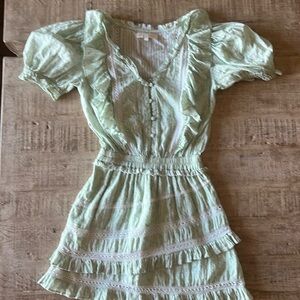 Love Shack Fancy Mint green dress